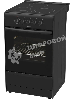 Плита электрическая Darina 1B EC 331 606 At антрацит/черный, конфорок 3 шт, духовка 50 л, 50 см x 85 см x 56 см