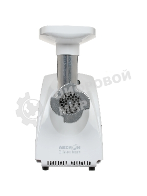 Мясорубка электрическая Аксион М31.03 белый, 1500 Вт, 1.7 кг/мин, реверс, защита от перегрузки, насадки - 4