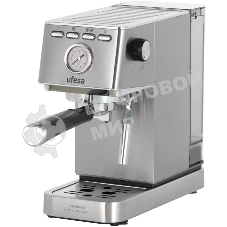Кофеварка рожковая Ufesa CE8030 MILAZZO серебристый, исп. кофе - молотый, 1.4 л, 1350 Вт, 20 бар