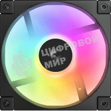 Вентилятор для корпуса DEEPCOOL FD12 черный, 120 мм, 2050 об/мин, 26.9 дБ, 4 pin