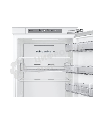 Встраиваемый холодильник Samsung BRB70F30AEF0EO белый двухкамерный 224/74л морозилка снизу No Frost
