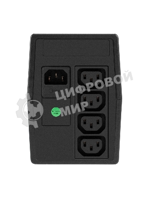 Источник бесперебойного питания ExeGate Smart LB-400.LCD.AVR.4C13 (400VA/240W, LCD, AVR, 4*C13, батарея 12V 4.5Ah, Black)