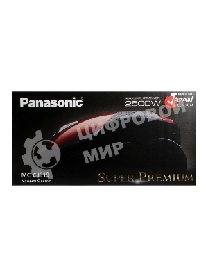 Пылесос Panasonic MC-CJ919R красный, 2500 Вт, уборка сухая, пылесборник мешок 6 л