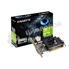 Видеокарта Gigabyte GV-N710D3-2GL RTL GT710, 2Gb, 64bit, DDR3, D-Sub, DVI, HDMI, PCI-E