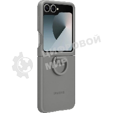 Чехол (клип-кейс) Samsung для Samsung Galaxy Z Flip6 Silicone Case Silicone Case Flip 6 (F741) серый (EF-PF741TJEGRU)