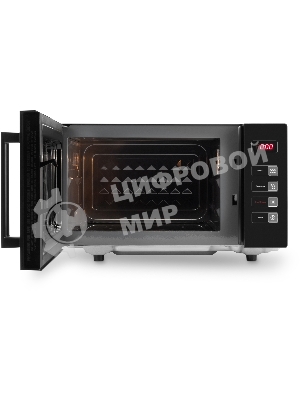 Микроволновая печь Hyundai HYM-D3008 черный, 23 л, 800 Вт, переключатели - кнопки