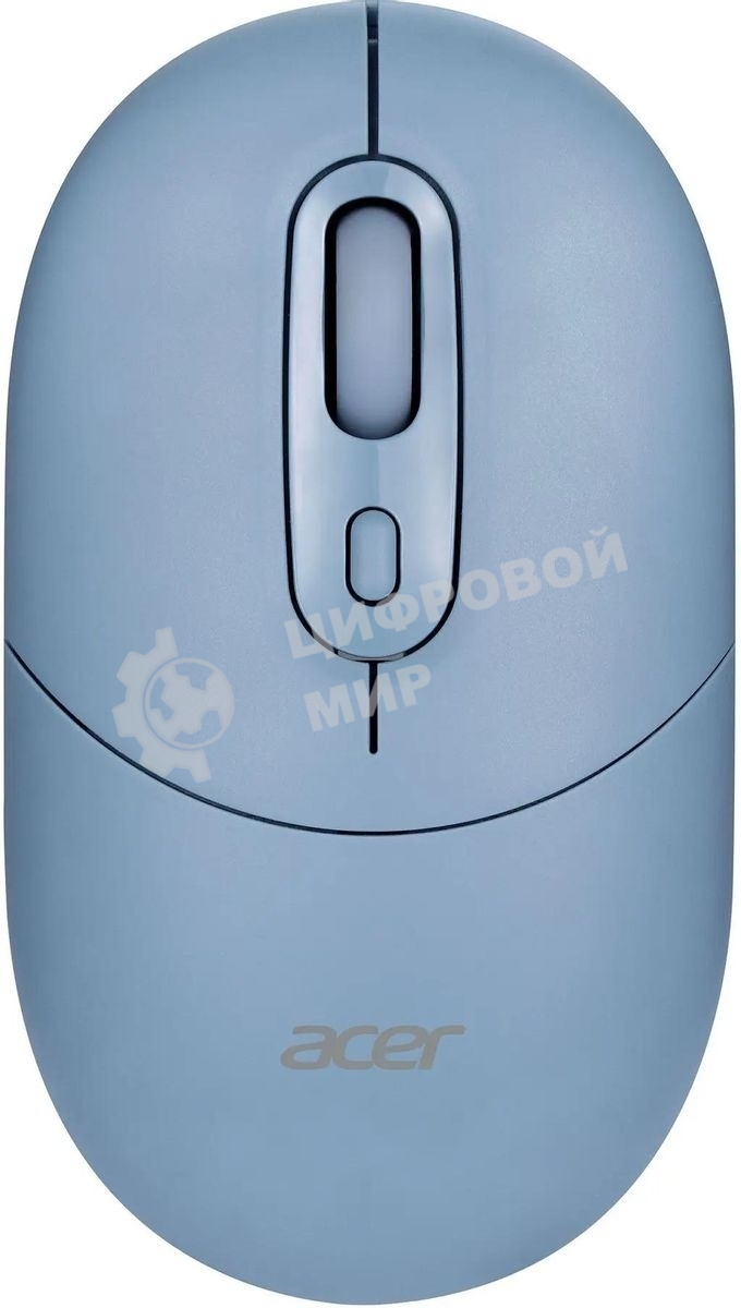 Мышь беспроводная Acer OMR301 синий, 1600 dpi, радиоканал, Bluetooth, USB, кнопки - 4