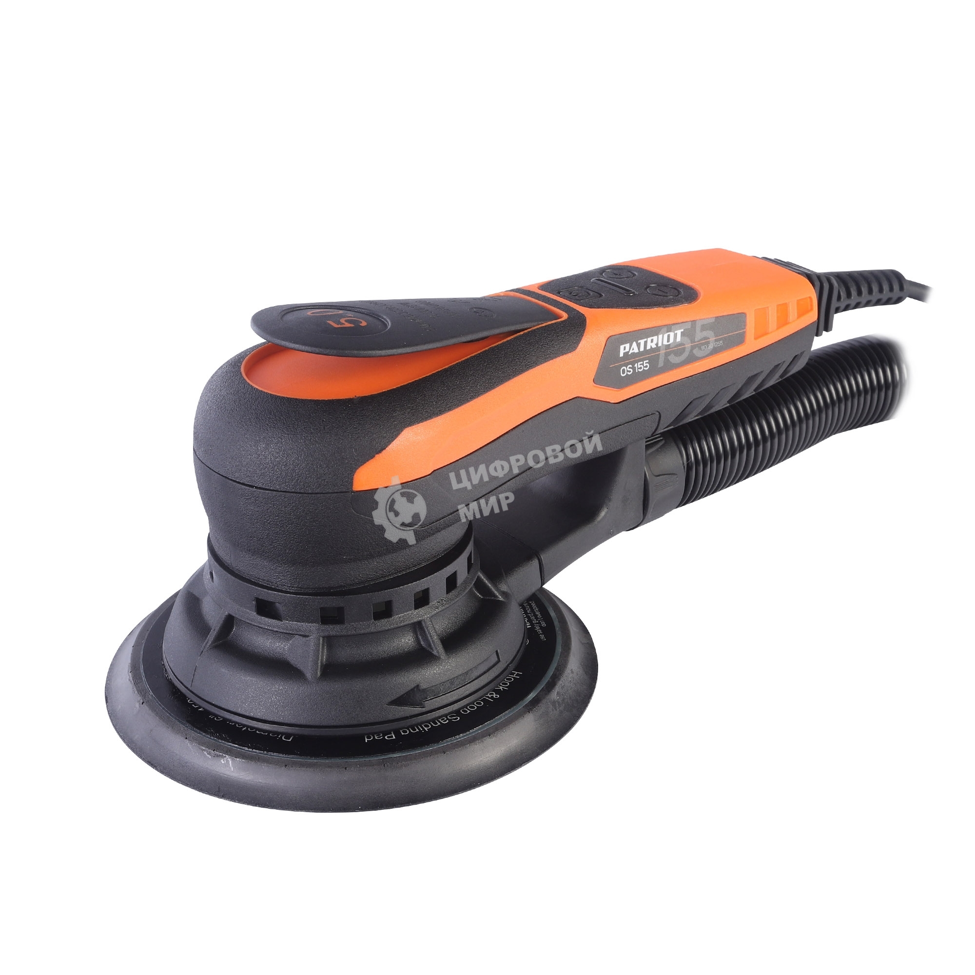 Машина эксцентриковая шлифовальная PATRIOT OS 155, 350Вт, 150мм, 4000-10000об/мин