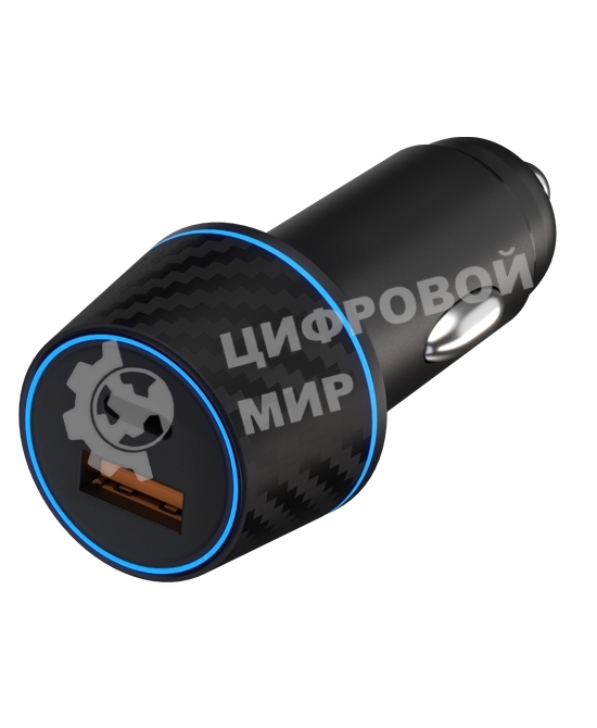Автомобильное зарядное устройство Maxvi CCM-MS604PD 48W 6A (USB + Type-C, QC3.0 PD3.0) черный