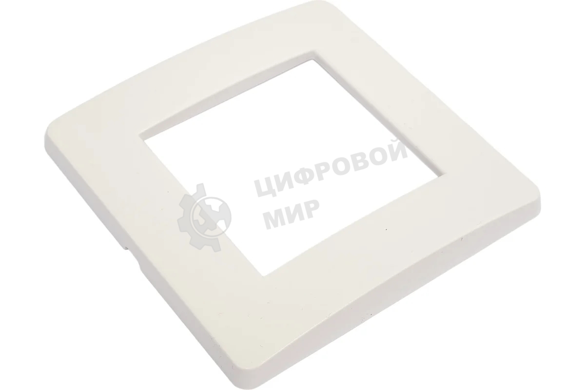 Рамка 1-м 2мод. Brava белый ДКС 75010W