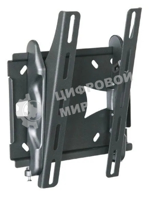 Кронштейн для телевизора Holder LCDS-5010 черный металлик, настенный, наклон