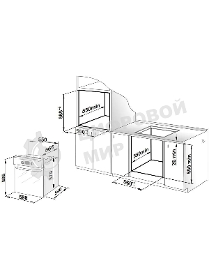 Духовой шкаф Gefest DA 622-03 RB1 22450000