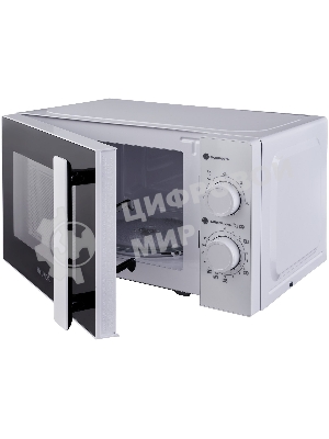 Микроволновая печь Hyundai HYM-M2090 белый, 20 л, 700 Вт, переключатели - поворотный механизм