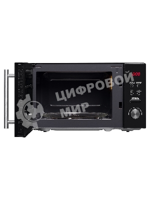 Микроволновая печь BBK 20MWG-732T/B-M черный, 20 л, 700 Вт, переключатели - кнопки, поворотный механизм