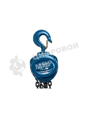 Таль цепная Stels 51947 3 т, h подъема 3 м, расстояние между крюками 500 мм