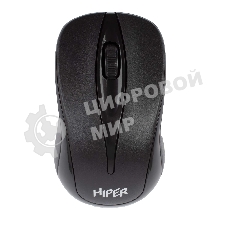 Мышь беспроводная HIPER HOMW-061 черный, 1000 dpi, радиоканал, USB, кнопки - 3