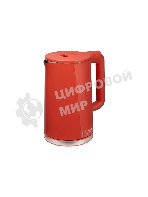 Чайник электрический Energy E-208 1.7 л красный, двойной корпус