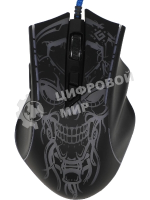 Мышь проводная Defender Bulletstorm GM-928 черный, 7200 dpi, USB, кнопки - 7