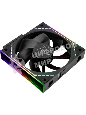 Кулер для корпуса Thermalright TL-M12QR Reverse (124x120x25mm, 4-pin PWM, ARGB, 47.6CFM, 23.2dBA, 1500RPM, черный)