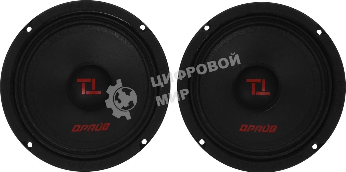 Колонки автомобильные Ural ТТ 165 ДРАЙВ (без решетки) 96дБ 4Ом 16.5 см (6 1/2 дюйм) (ком.: 2кол.) среднечастотные однополосные