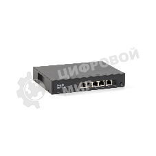 Коммутатор SKAT PoE-4E-1G-1S PoE Plus 60Вт порты: 4-Ethernet 1-Uplink 1-SFP