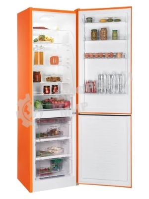Холодильник Nordfrost NRB 164NF OR оранжевый двухкамерный 238/105 л морозилка снизу