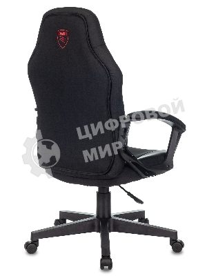 Кресло Бюрократ Zombie 10 черный, экокожа, 120 кг, механизм качания