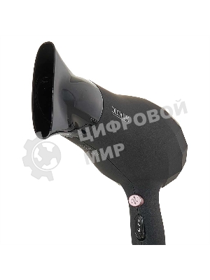 Фен DELTA LUX DL-0941 черный/розовый, 2200 Вт, ионизация