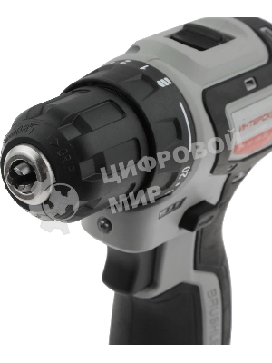 Дрель-шуруповерт ИНТЕРСКОЛ ДА-10/12В, 12 В, 1,5 Ач, 36 Нм, бесщеточный