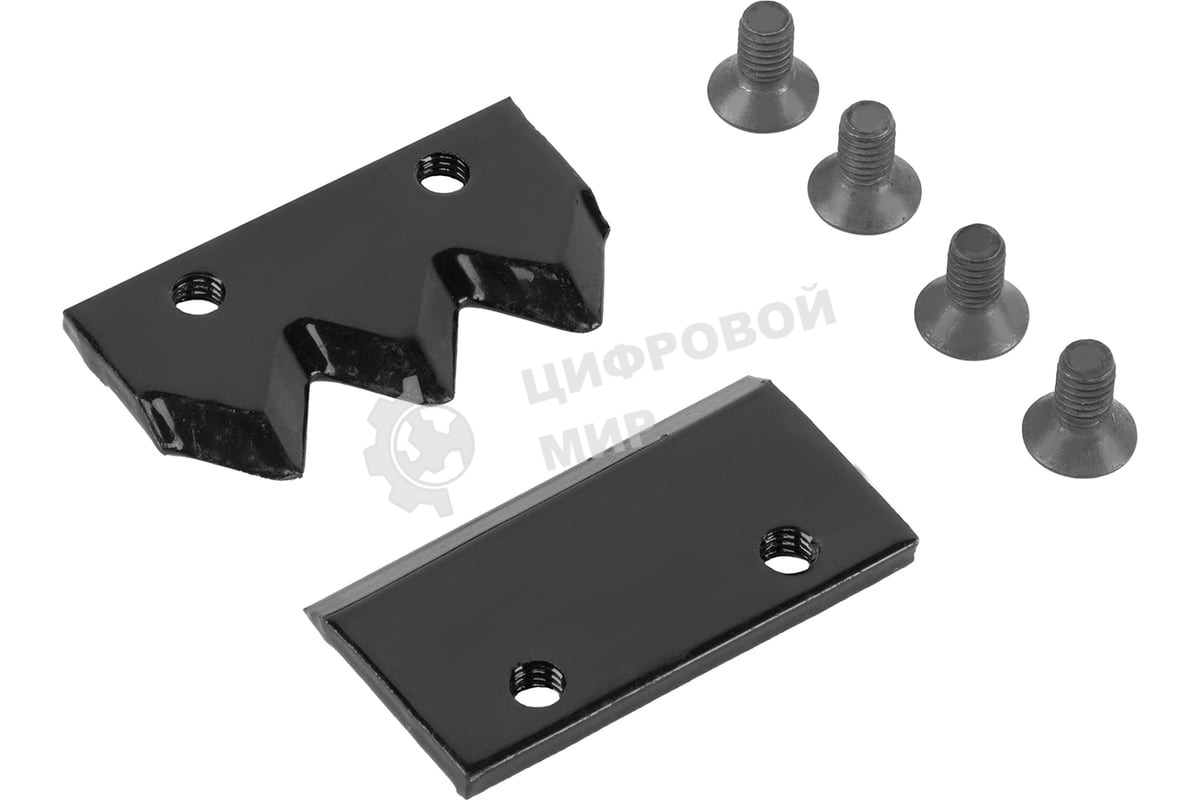 Нож шнека для грунта Denzel ER-150, диаметр 150 мм, комплект 2 шт