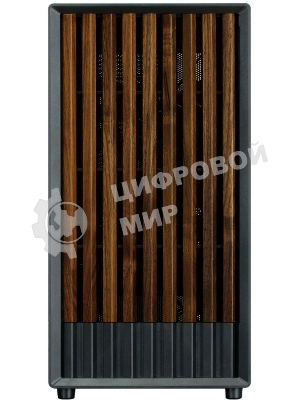 Компьютерный корпус Zalman P10 NAMU, MATX, черный, WINDOW, FRONT COVER WALNUT, 2x3.5