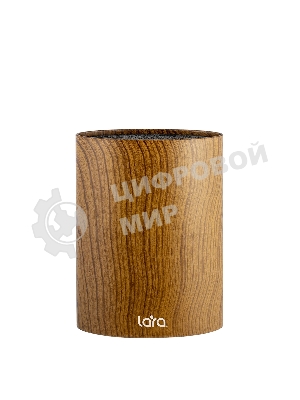 Подставка для ножей универсальная LARA LR05-101 Wood овальная Soft touch полипропилен