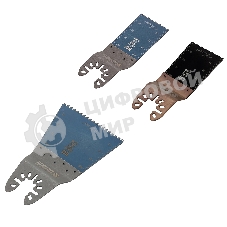 Набор насадок для МФИ Denzel по дереву и металлу, 3 шт.