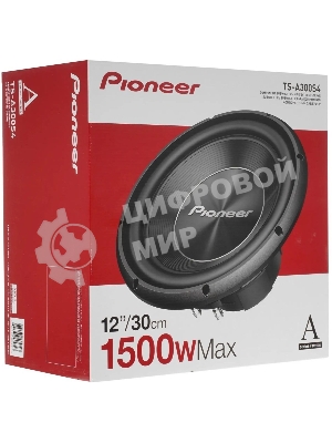 Сабвуфер автомобильный Pioneer TS-A300S4 500Вт пассивный (30 см/12