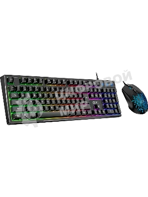Комплект клавиатура+мышь Genius Scorpion KM-GX3 проводной, USB, 2400 DPI, черный