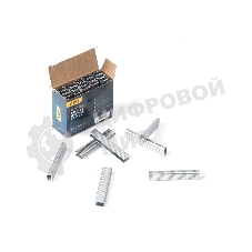 Набор скоб для степлера (Тип U) Deli DL238012 (12 х 6,3 х 1,2мм x 2000 шт) нержавеющая сталь.