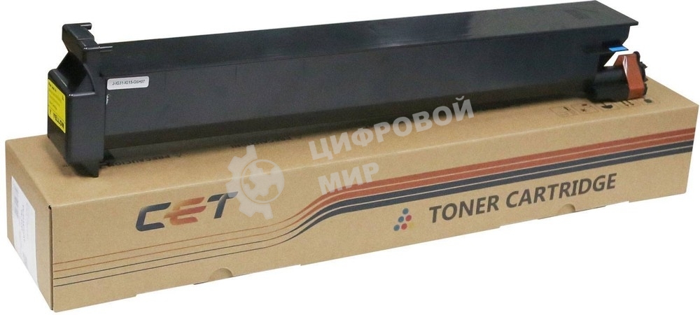 Картридж лазерный CET TN-213Y/214Y/314Y CET6802 Yellow (360 г. 20000 стр.) для Konica Minolta Bizhub C200/C203/C253/C353