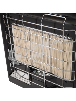 Обогреватель инфракрасный газовый Rexant для дома, 4,2 кВт, для баллона 27 л, черный