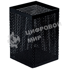 Подставка Deli E908 для письменных принадлежностей, черный, металл, сетка