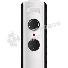 Обогреватель масляный Royal Clima Laggio Nero ROR-LN7-1500M, с терморегулятором, 1500Вт, 6 секций, 3 режима, белый/серый