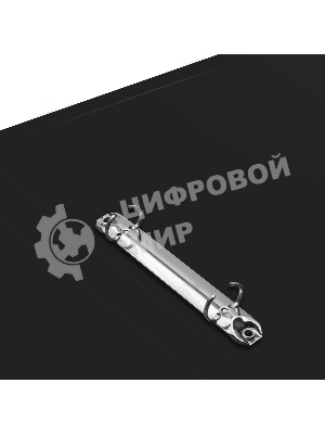 Папка на 2-х кольцах Silwerhof Eco A4, пластик, 0.5мм, черный