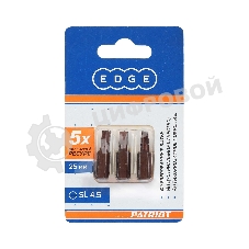 Бита EDGE by PATRIOT SL 4.5мм, сталь S2, длина 25 мм, 3шт в блистере