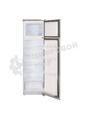 Холодильник Бирюса M424 металлик двухкамерный 170/35л морозилка сверху