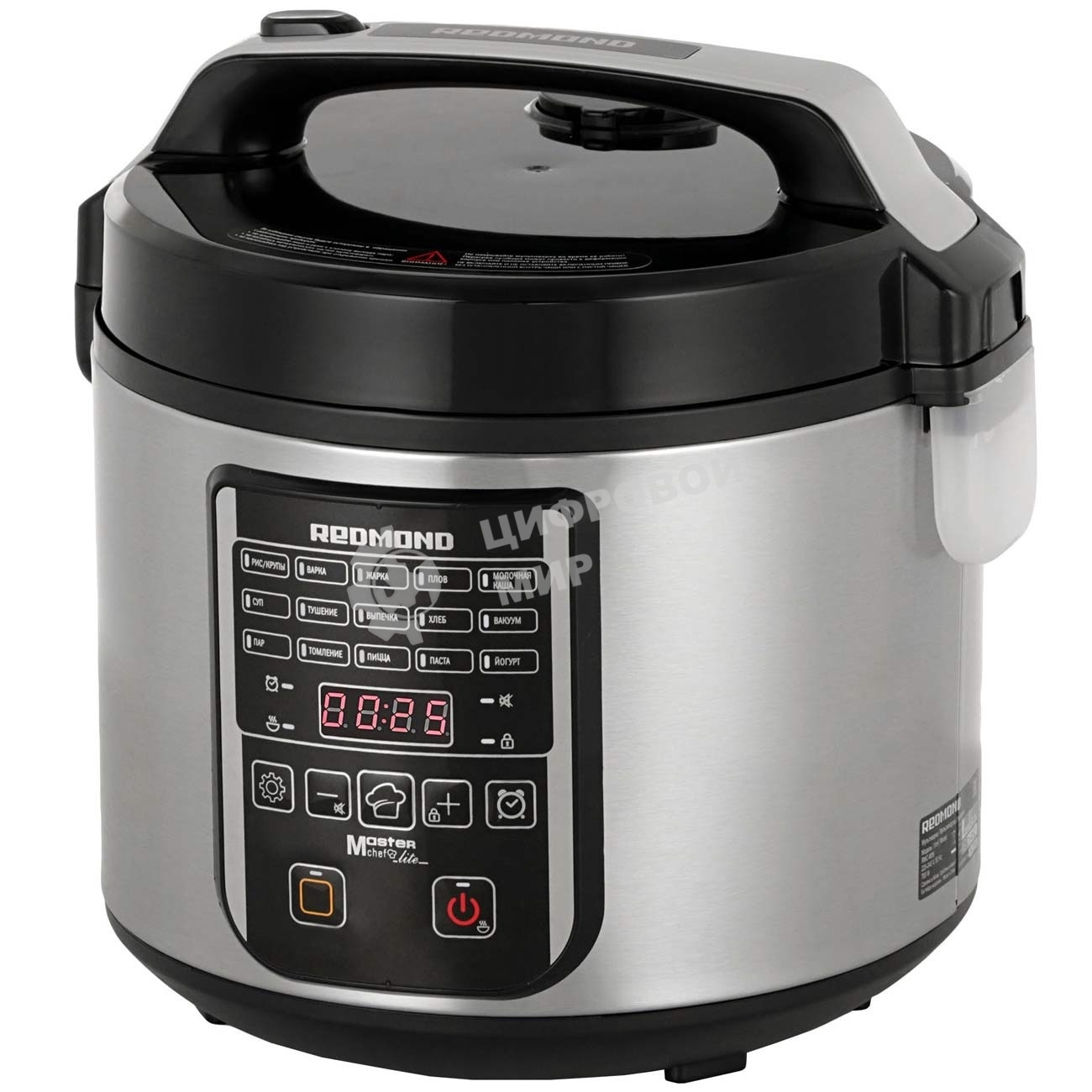 Мультиварка Redmond RMC-M36 сталь/черный
