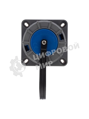 Розетка настенная Rexant фланцевая влагозащищенная с крышкой 16 А, 2Р+РЕ, IP68