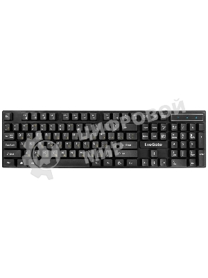 Комплект клавиатура+мышь ExeGate MK110-OEM проводной, USB, 1000 DPI, чёрный