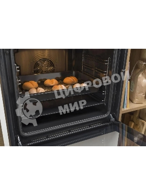 Встраиваемая электрическая духовка 60 см Gorenje Полезный объем: 77 л, Сенсорный программатор IconLED, Плавное открывание и закрывание дверцы, Решетка, Частично выдвижные телескопические направляющие на 1-м уровне, Дверца CompactDoor: 2 стекла + 1 термослой, Механический замок дверцы, Габаритные размеры (вхшхг): 59,5 59,5 56,4 см, Вес (брутто/нетто): 31/29 кг