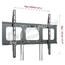Стойка для телевизора Cactus CS-VM-ST04H черный 37