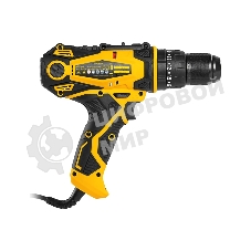 Дрель-шуруповерт Denzel ISD-300-13, 300 Вт, 40 Нм, щеточный, ударный