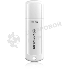 Флешка USB Transcend Jetflash 730 (TS128GJF730), 128Gb, USB 3.0, R/W 90/40, белый